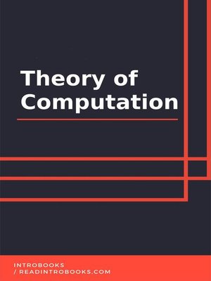 cover image of Theory of Computation